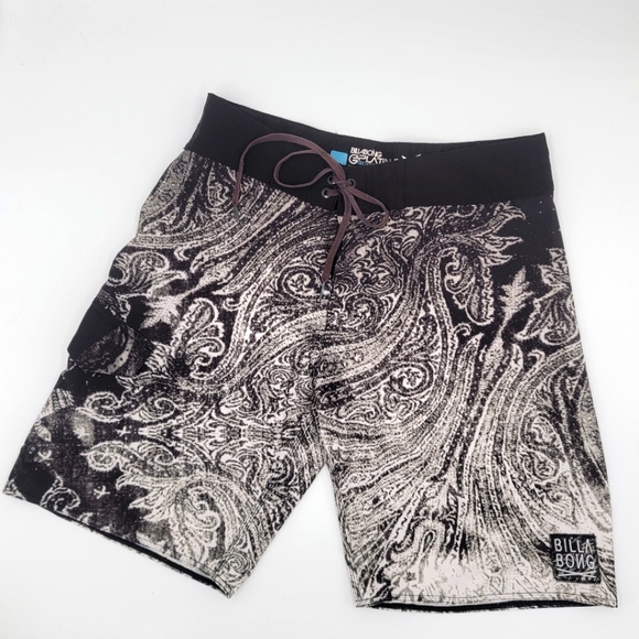 Black And White Billabong Board Shorts, Size 32